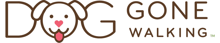 dog gone walking logo color